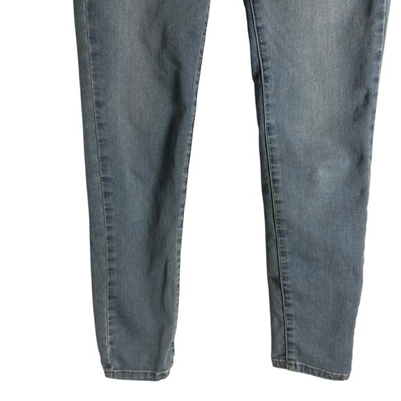 Free People Low Rise Stretch Denim Blue Light Wash Skinny Jeans Size 25 - Picture 3 of 7